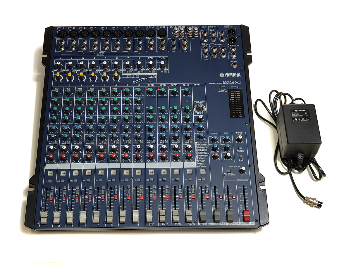 야마하 믹서 MG-166CX 16채널 이펙터내장