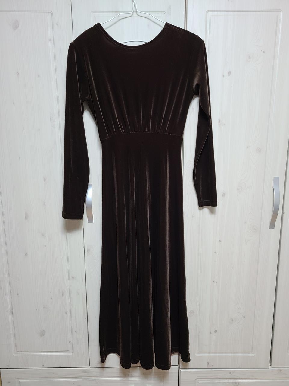 스타일 난다 벨로아 등트임 롱원피스