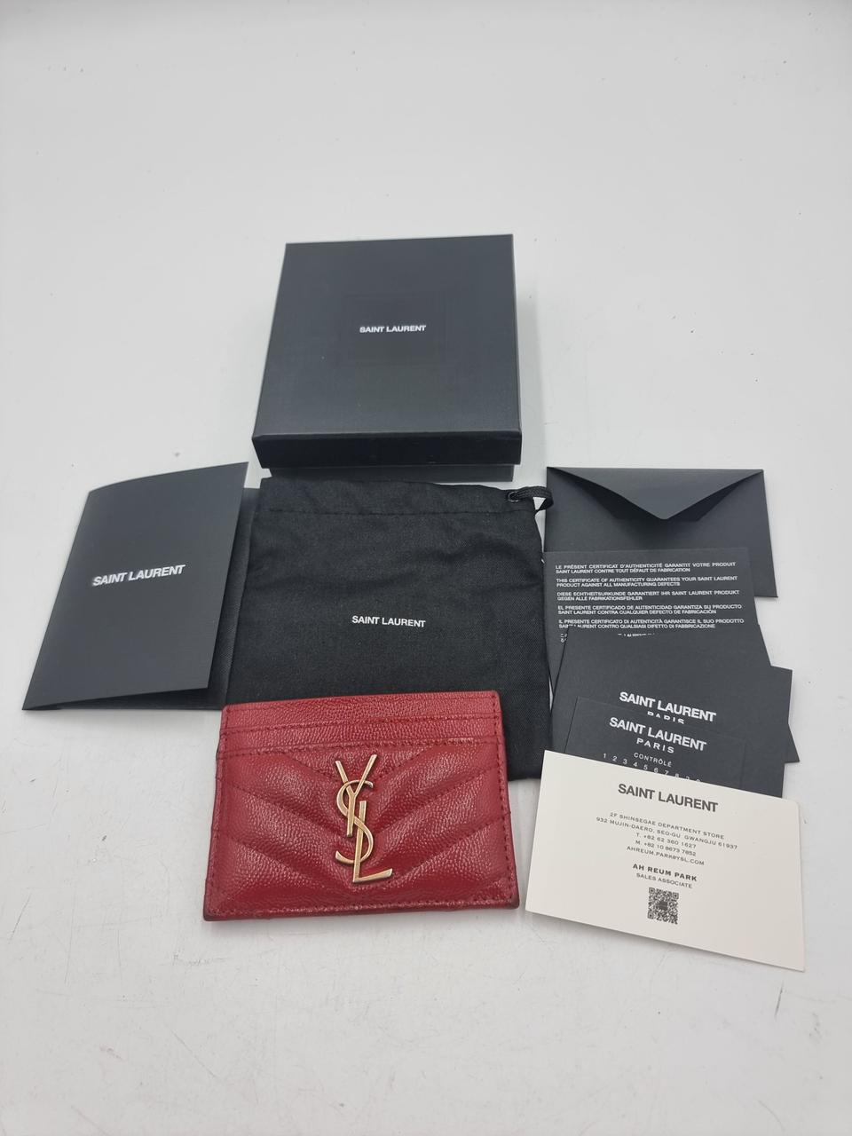 생로랑 카드지갑