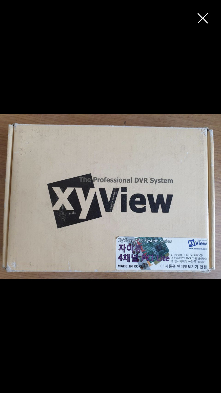 (부산구매자) cctv용 자이뷰 dvr카드 xv400pci 팝니다.