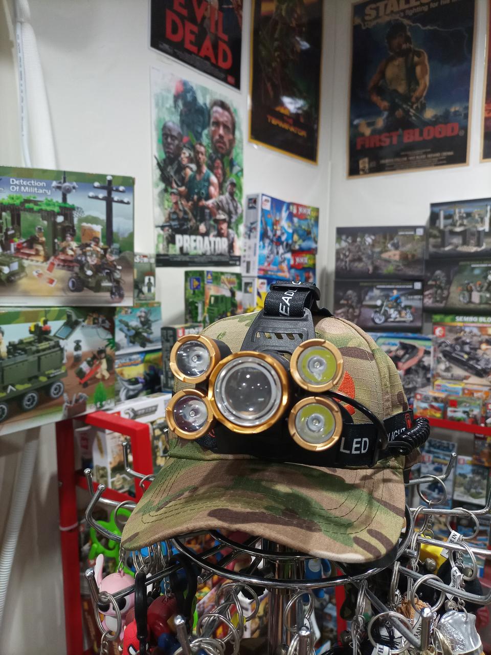 usb충전식 3구&5구led헤드랜턴