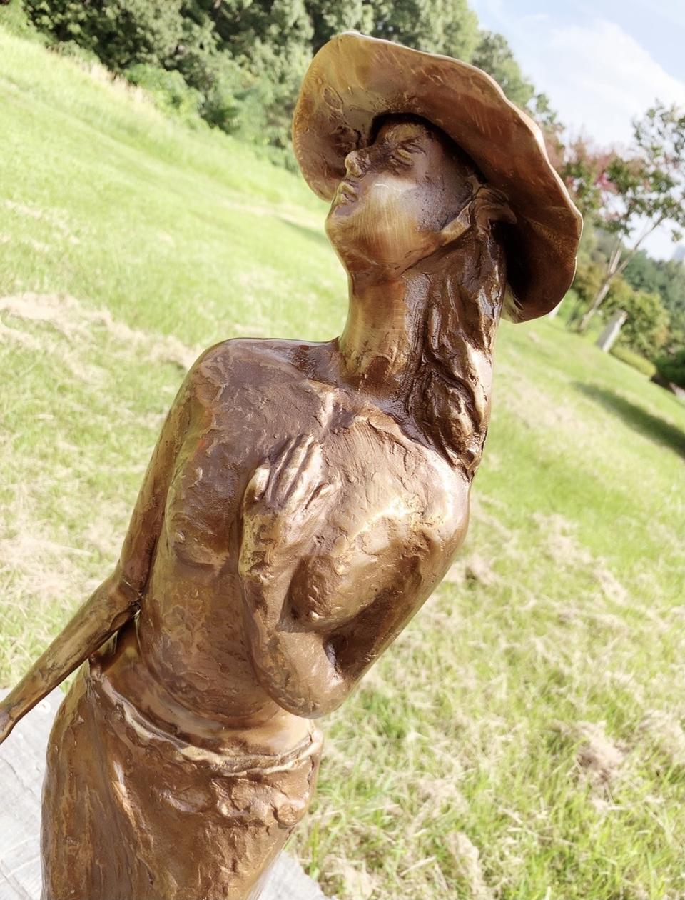 미모의 여인상 황동 브론즈(설선오 작가)