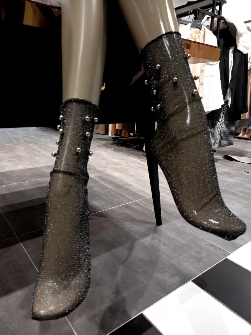 시슬리 글리터망사양말