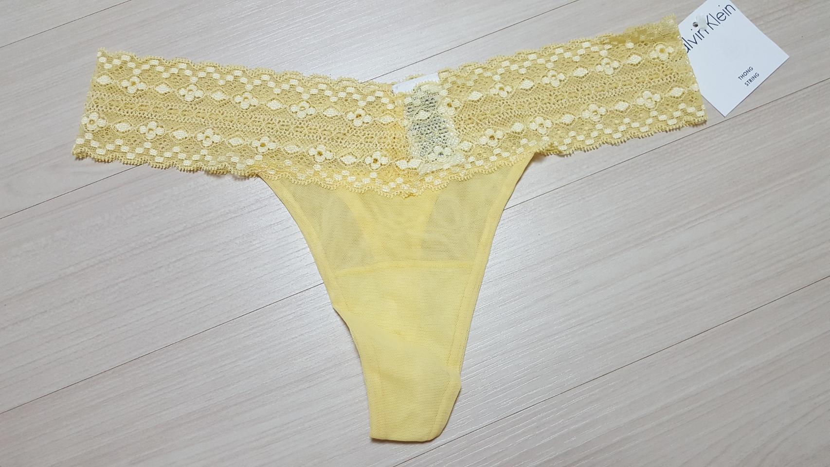 (정품) ck 캘빈클라인 삼색 여성 레이스 t팬티