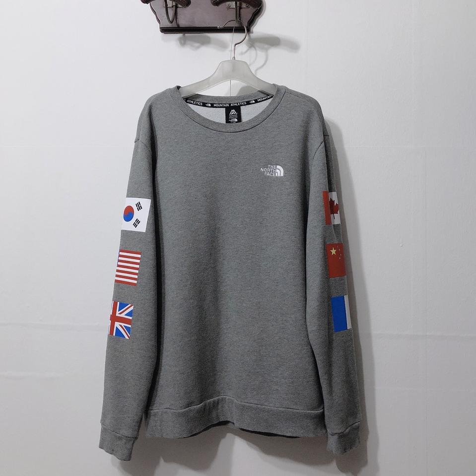 [100] 노스페이스 플래그 크루 맨투맨 North face
