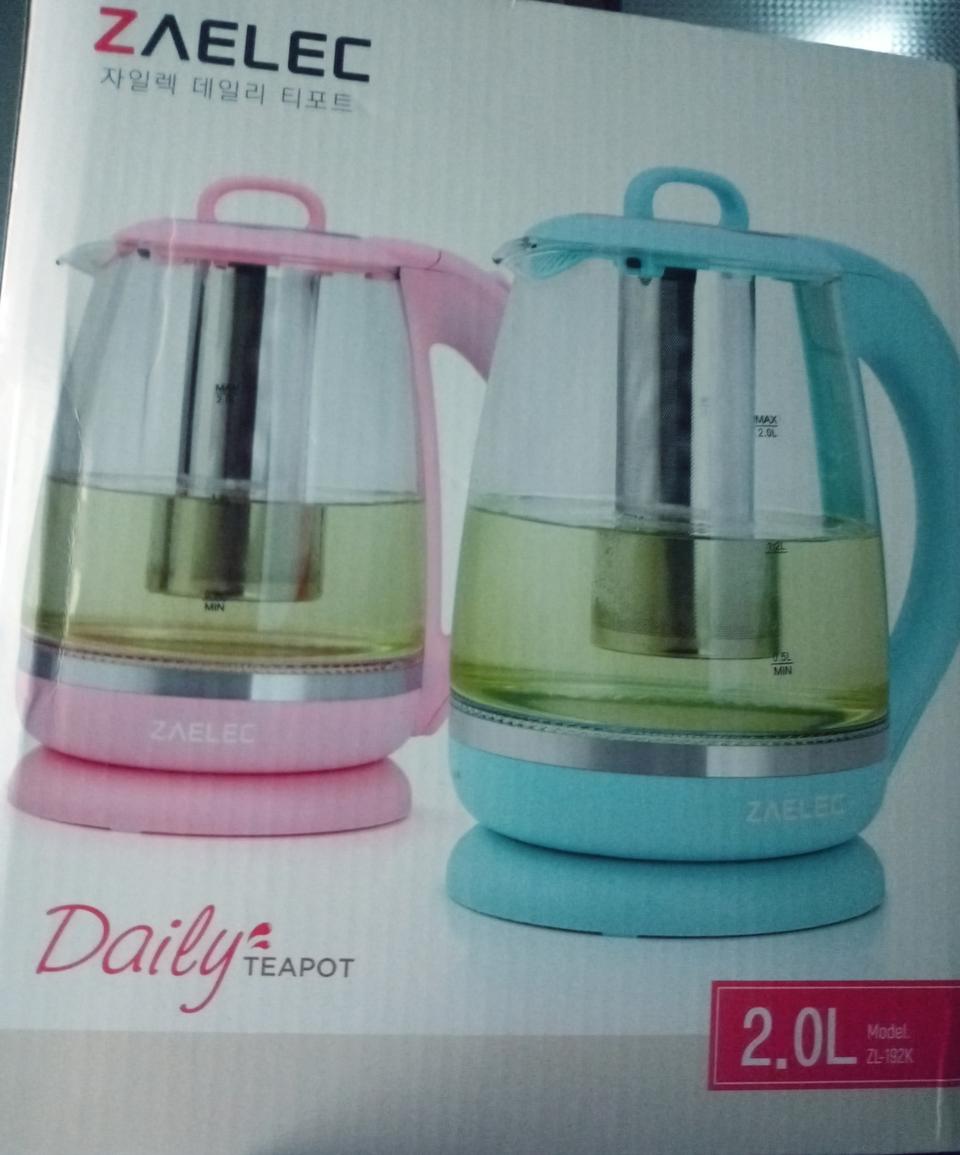 자일렉 무선티포트 2.0l 새상품 (색상:민트)