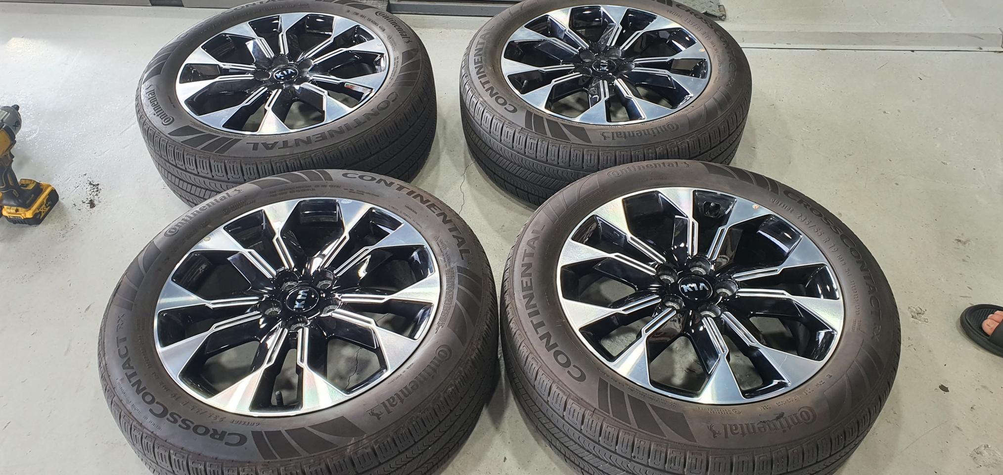 기아 신형카니발 KA4 순정19인치 휠타이어세트