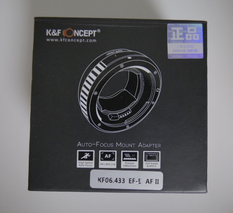 소니 E마운트 카메라 - 캐논 EF 렌즈 컨버터