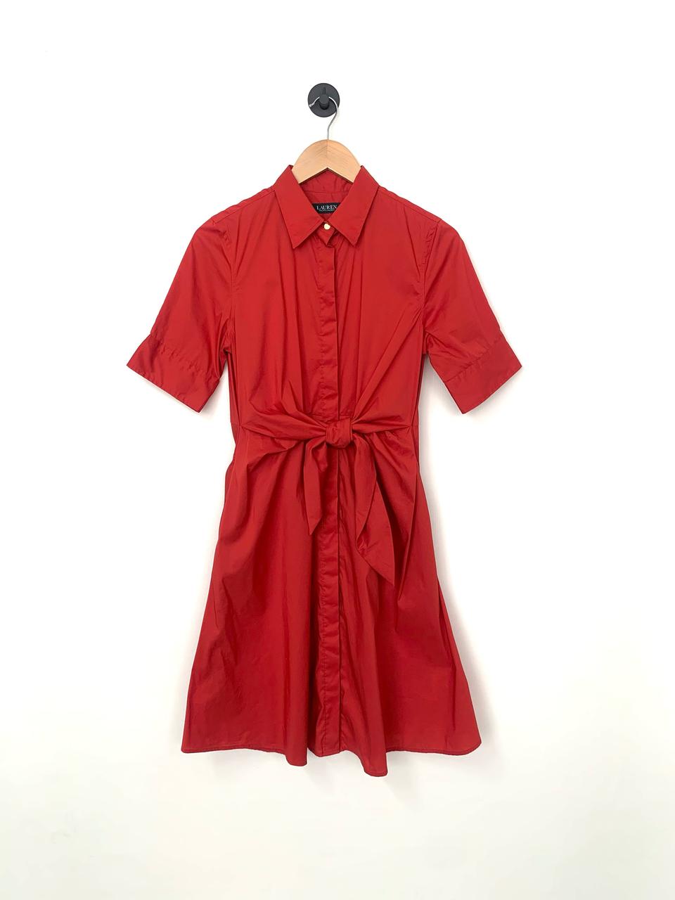 랄프로렌 로렌 레드 원피스