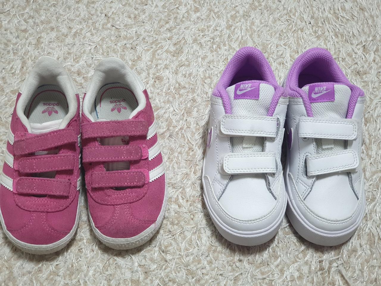 나이키 여아 신발운동화 150cm 2벌 택포1만원 세탁완료