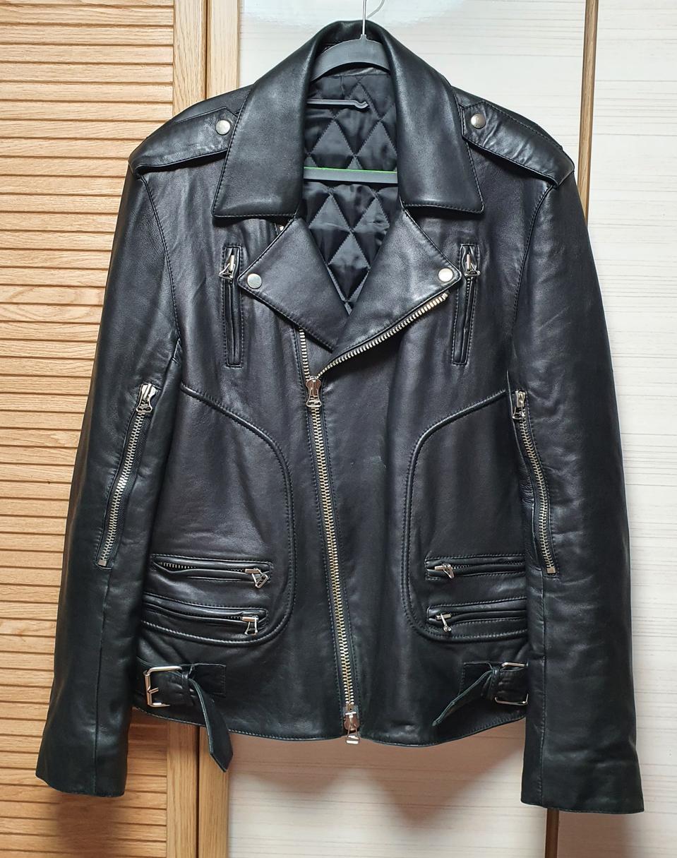 리얼 양가죽 라이더자켓