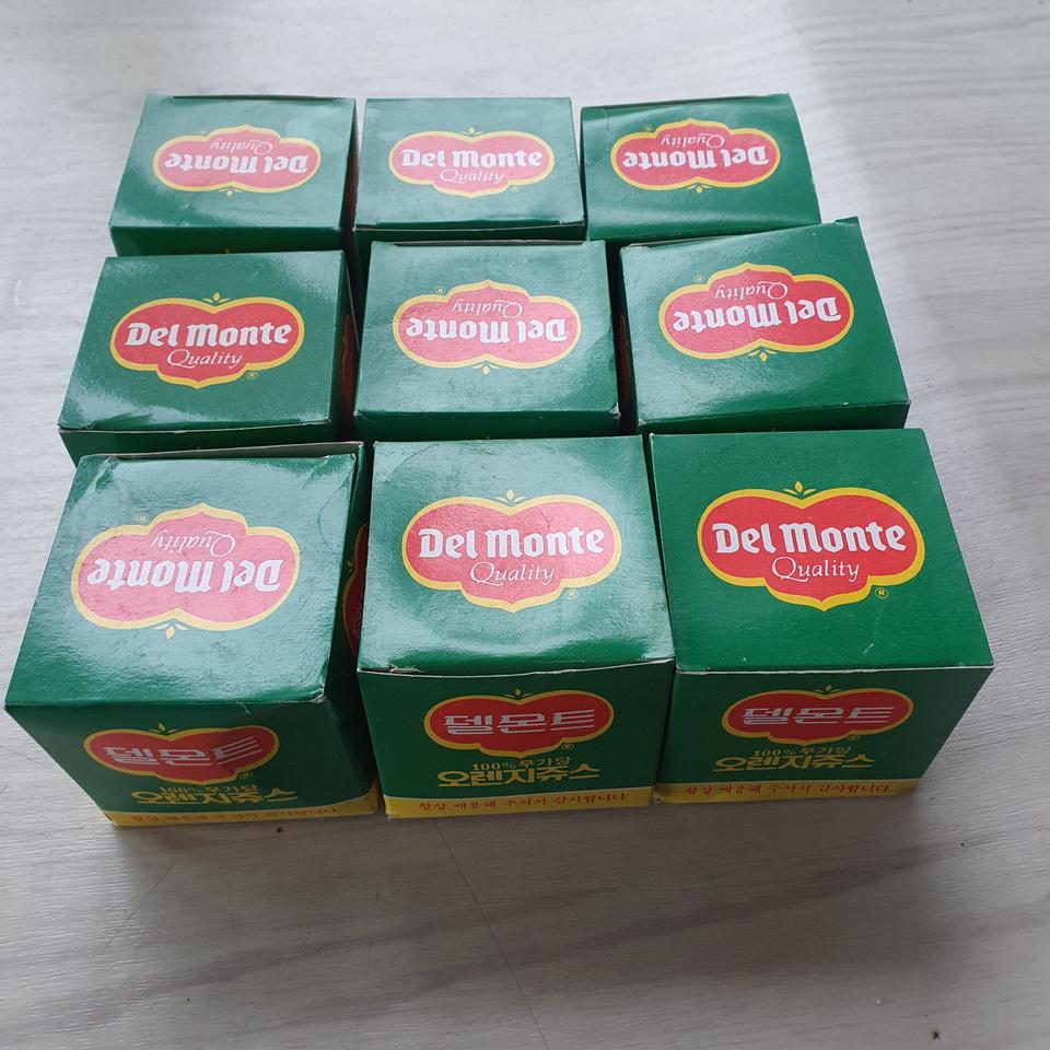 델몬트 유리컵 레트로 빈티지 복고 작식용 인테리어 소품