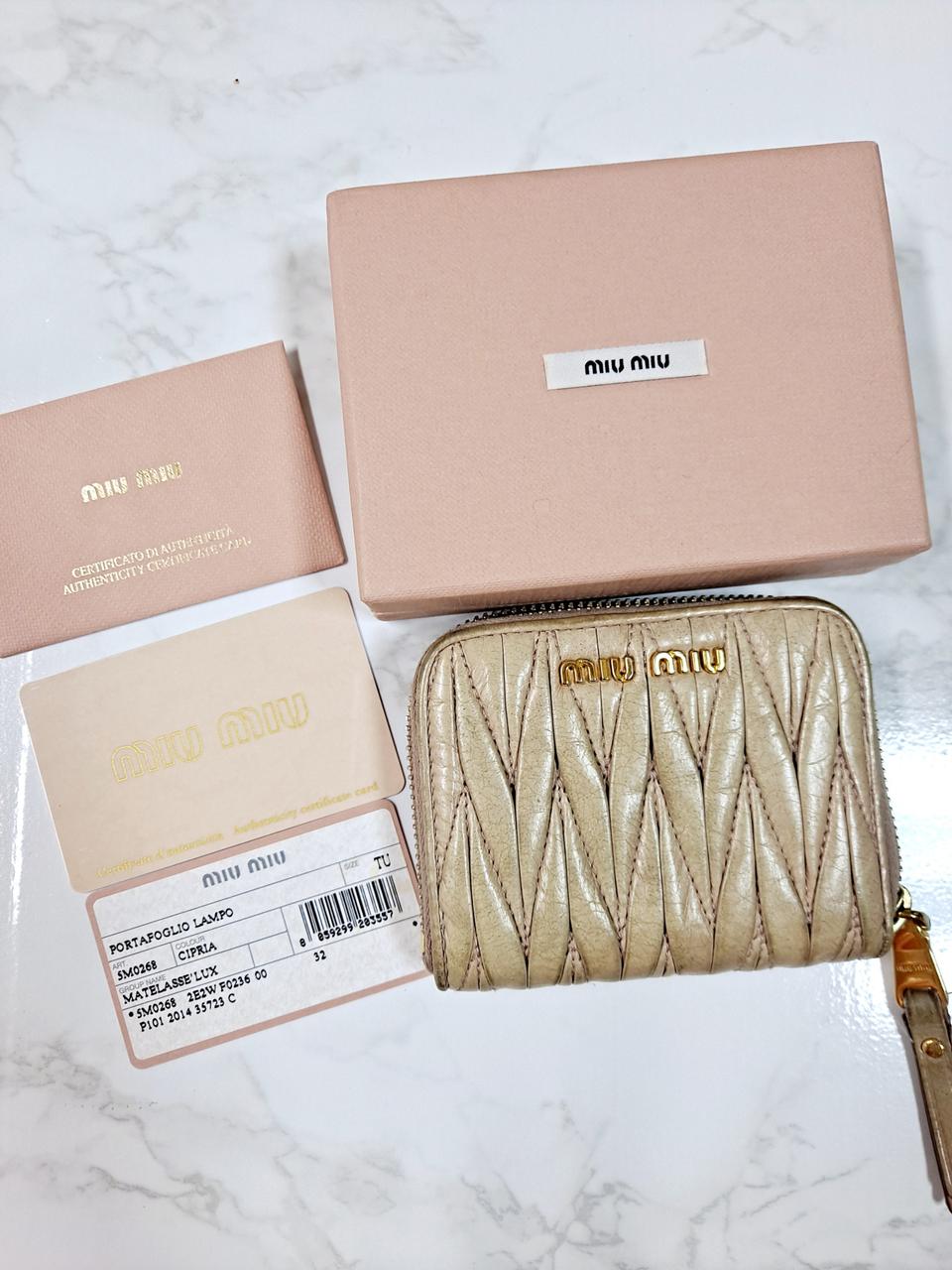 미우미우 카드지갑(정품)