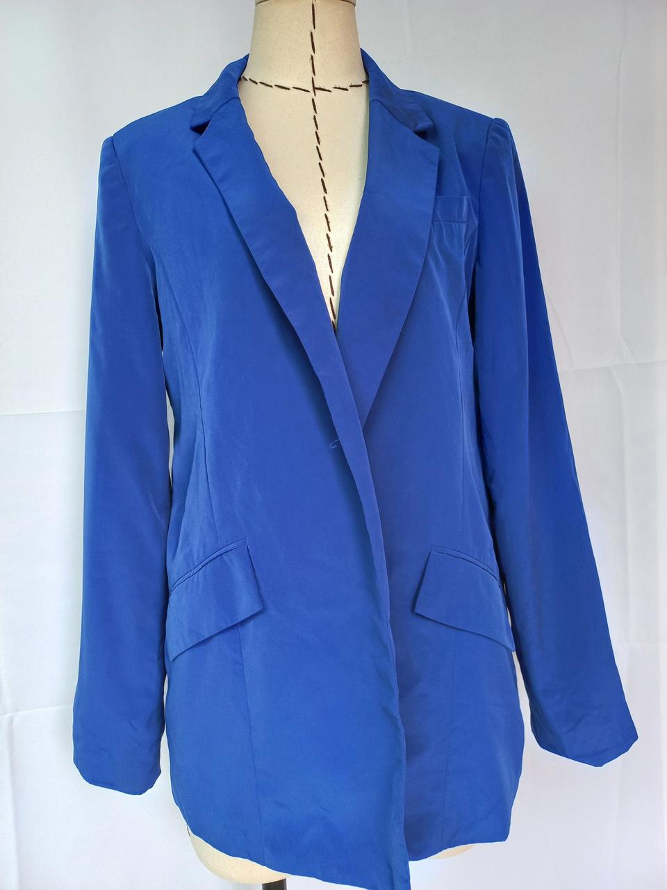 포에버21 블루 자켓 55~66