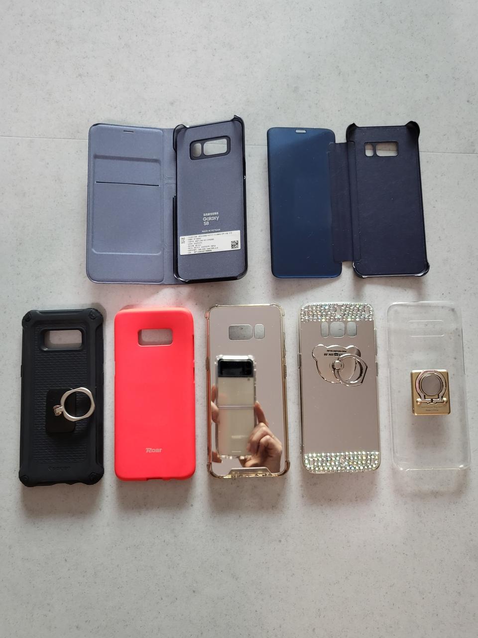 겔럭시 S8 휴대폰 케이스.