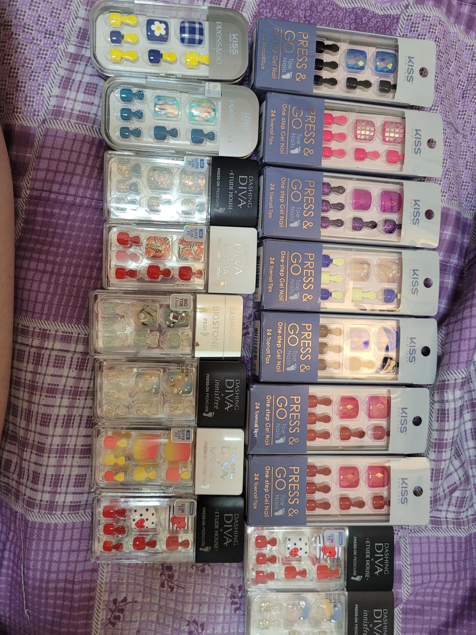 (새상품24개)페디팁&네일팁!!!