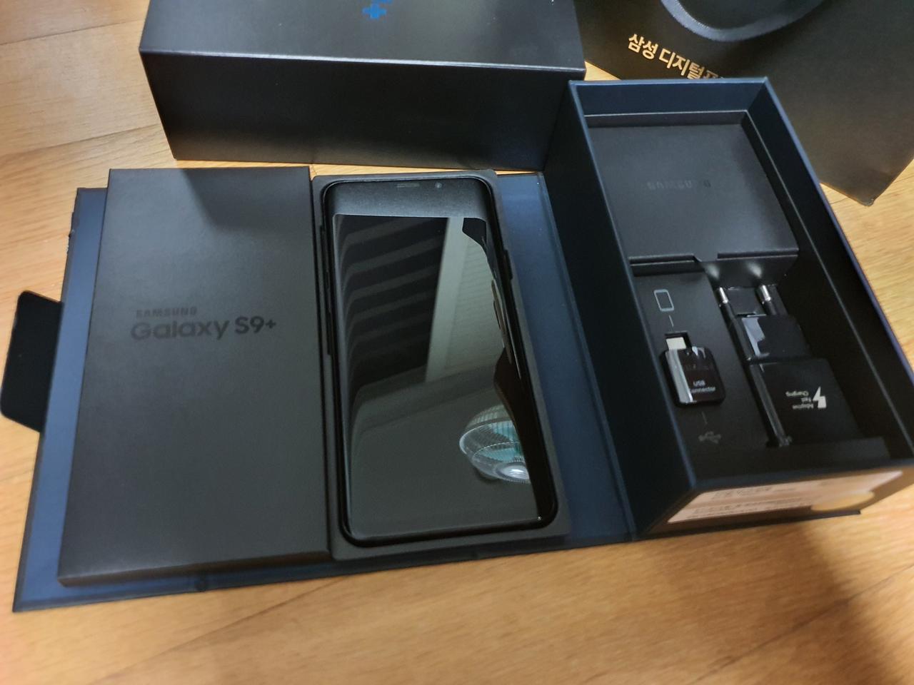 갤럭시 s9 플러스 256GB 미드나잇 블랙 풀박스 자급제