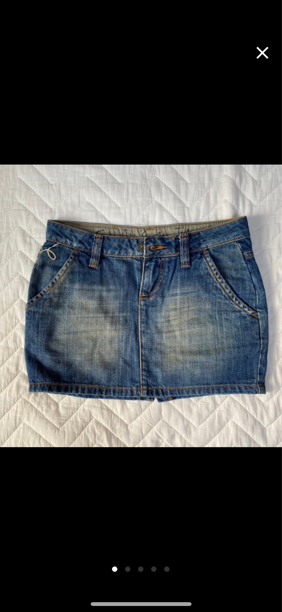 캘빈클라인 청치마