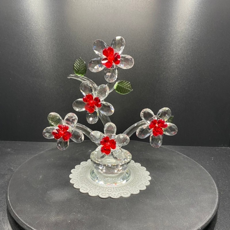 (새상품) 장식품 : 크리스탈 수선화