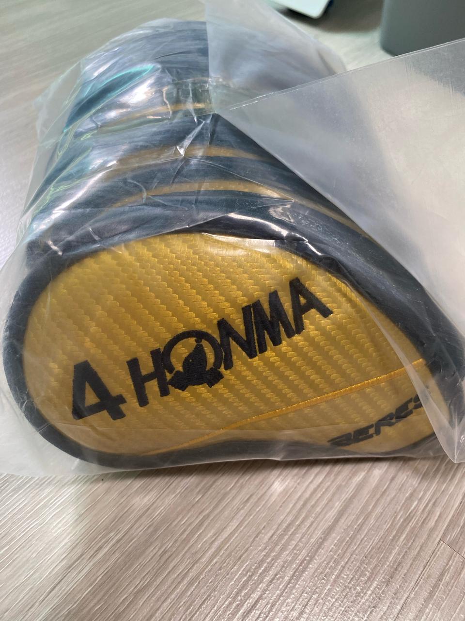 새상품 혼마 에나멜 골드 아이언헤드커버세트