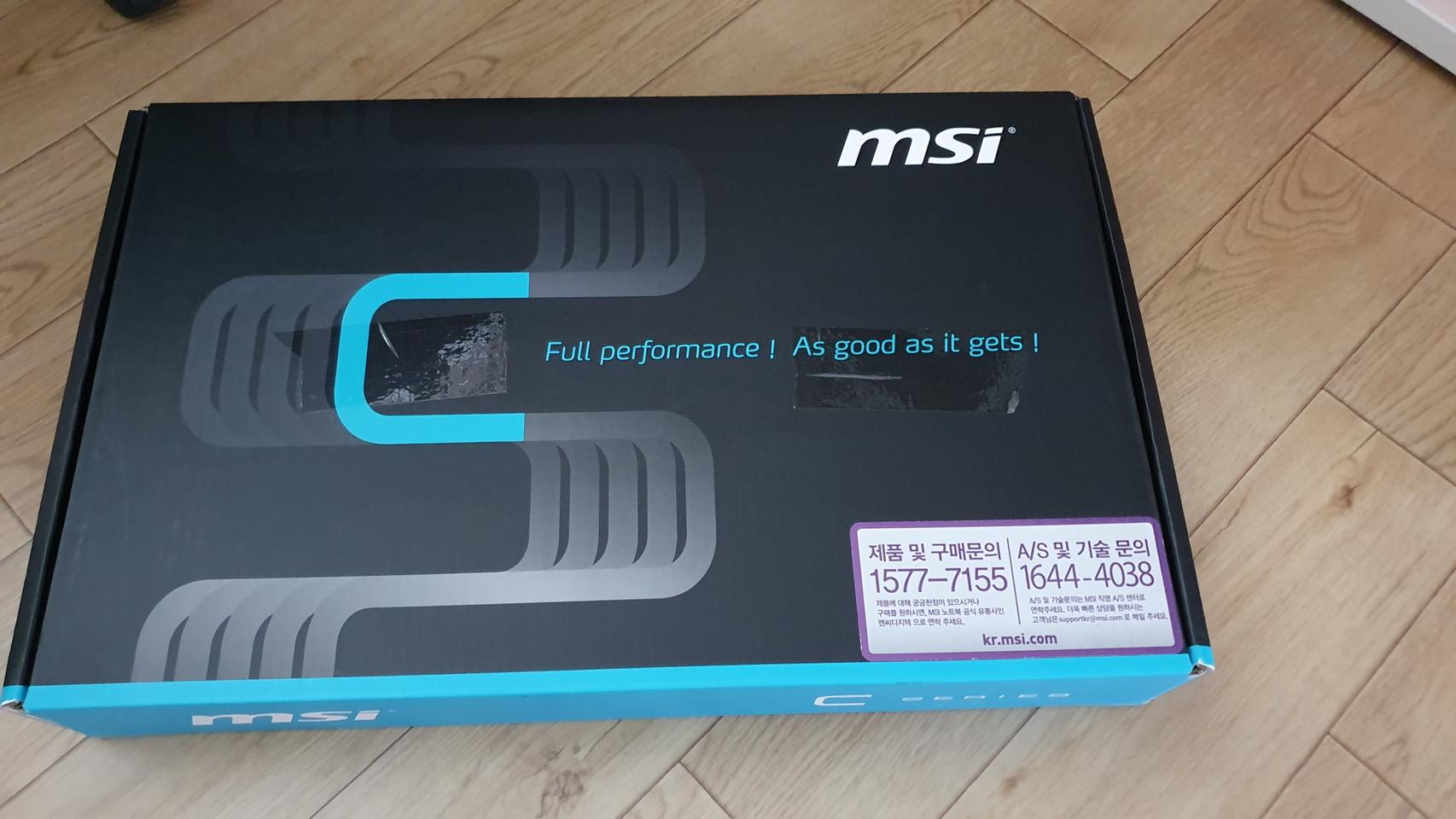 msi cx62 6qd 노트북 팔아요