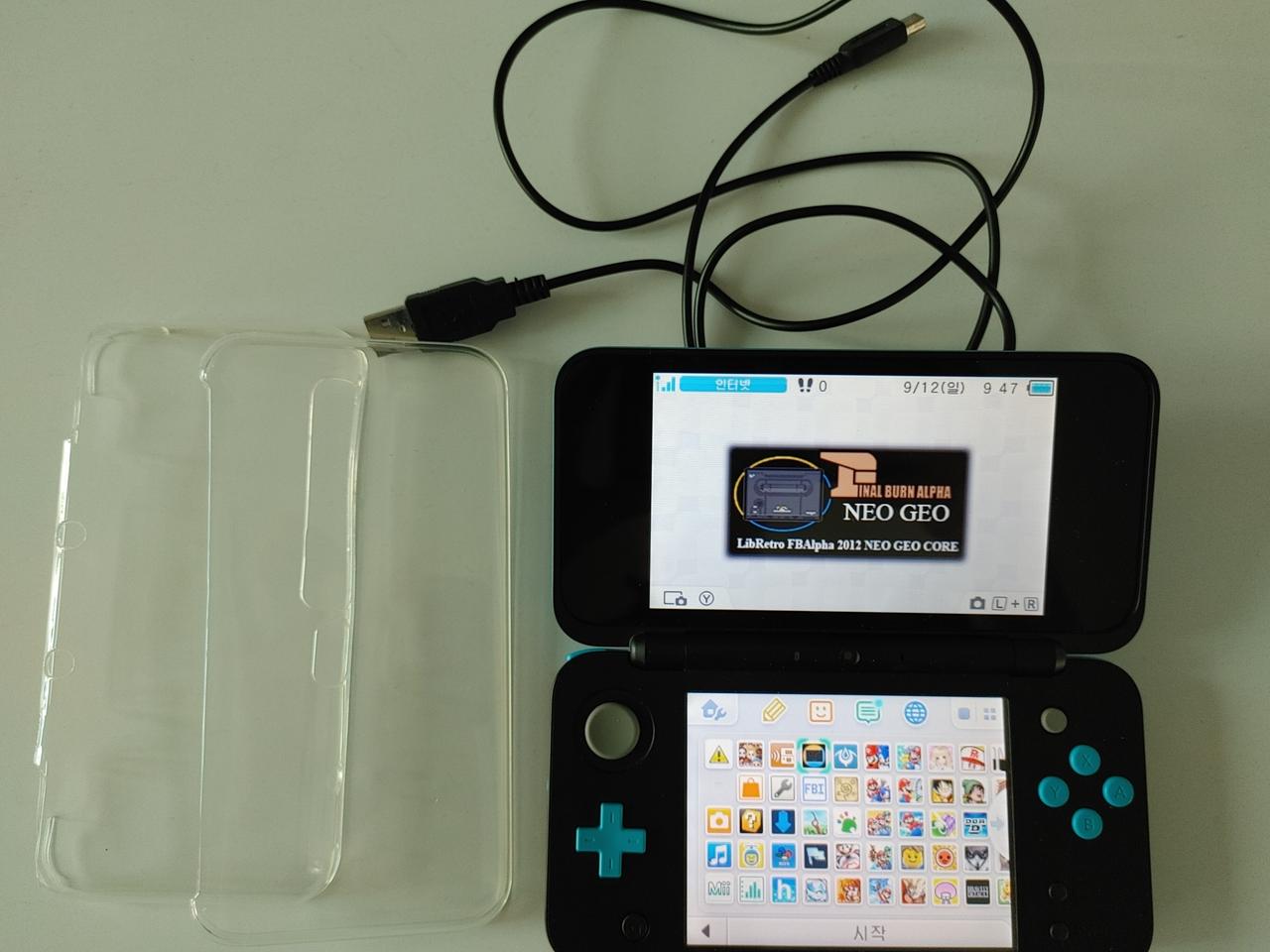 닌텐도 NEW 2DS XL 블랙(64기가게임많음)