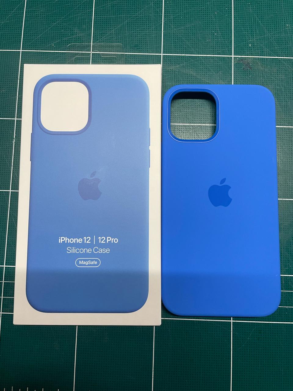 아이폰12/12 프로 정품 실리콘케이스 카푸리 블루