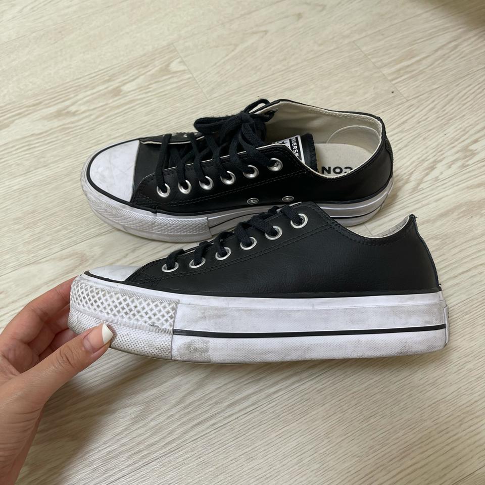 컨버스 척테일러 올스타 플랫폼 레더 로우 561681C