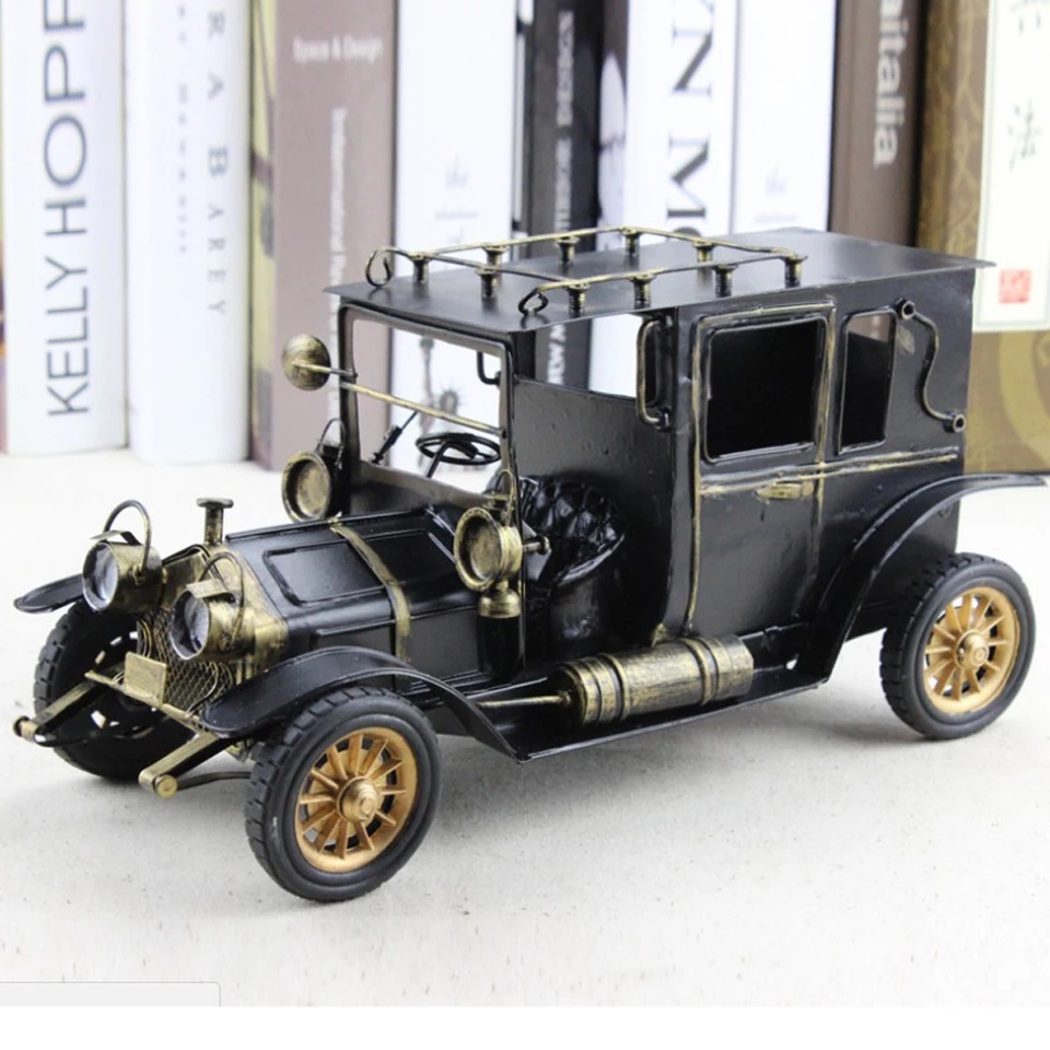 빈티지 소장품 핸드메이드, 현실적인 클래식 금속 자동차 모델 장난감