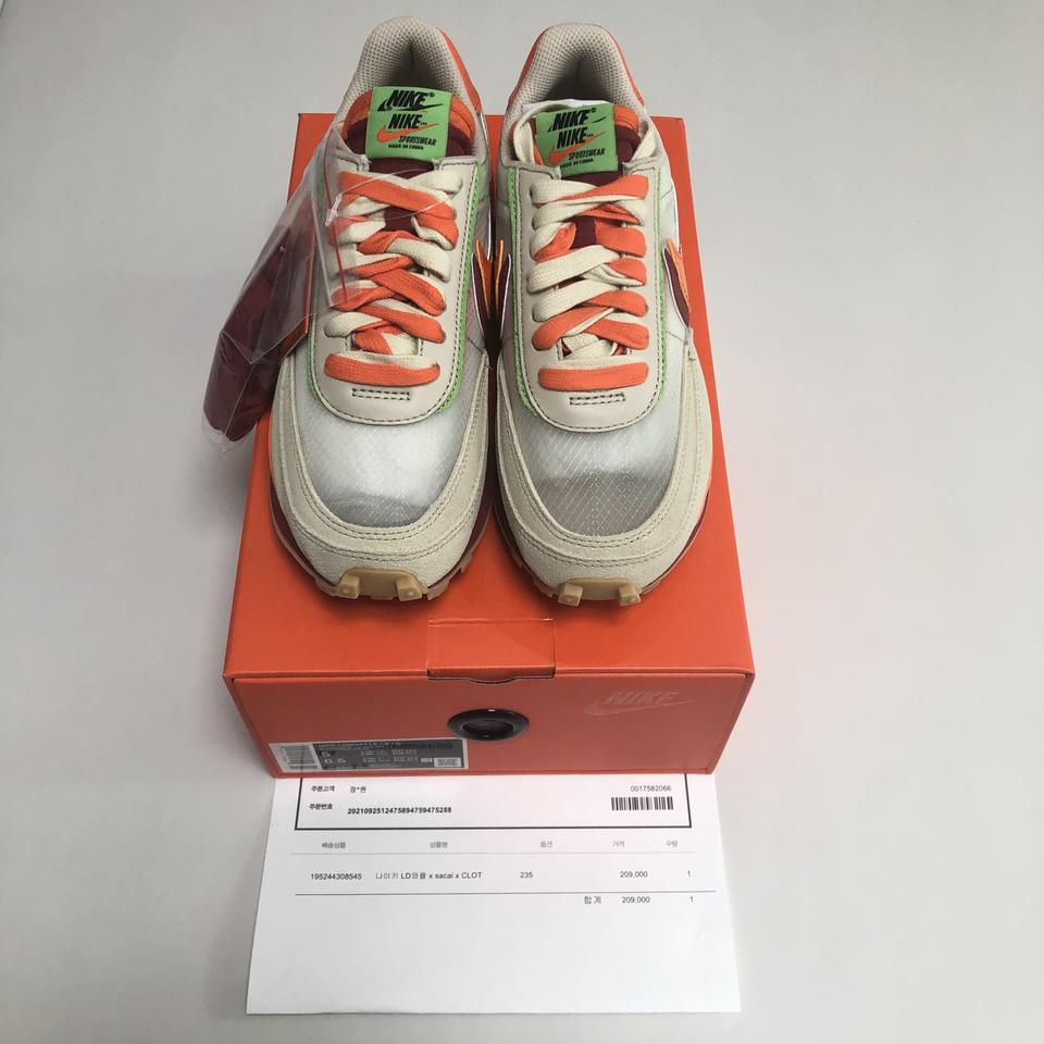 (235)나이키 x 사카이 x 클랏 LD와플 오렌지 블레이즈