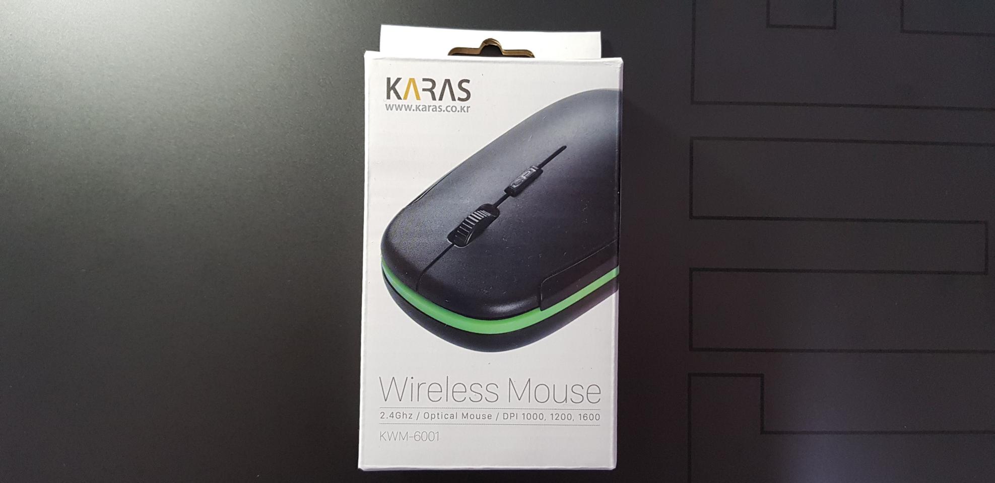 KARAS 무선 마우스 KWM-6001 새상품