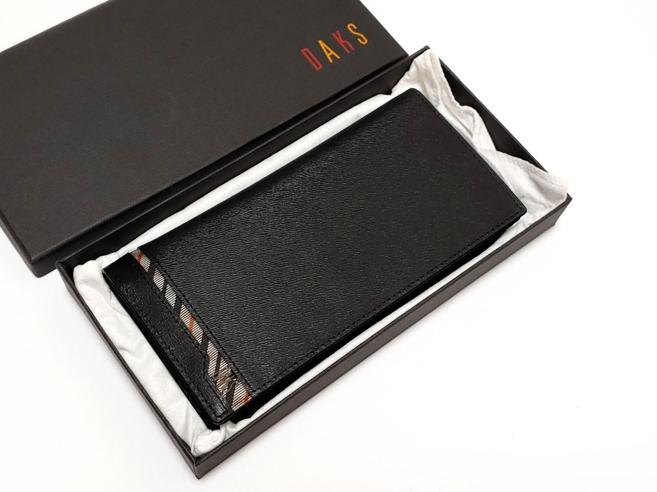 (새제품,정품)닥스 블랙 체크 남자 장지갑