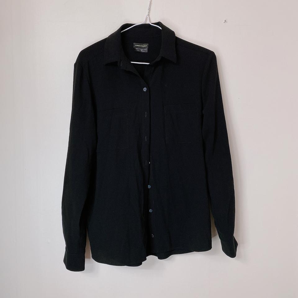 55-66 롱샴 블랙 블라우스