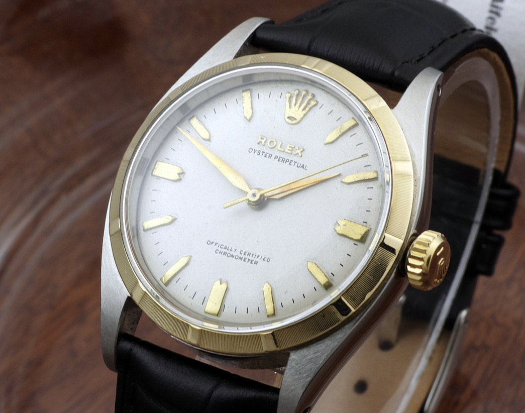 롤렉스 Ref.6581 엔진 턴 드 베젤