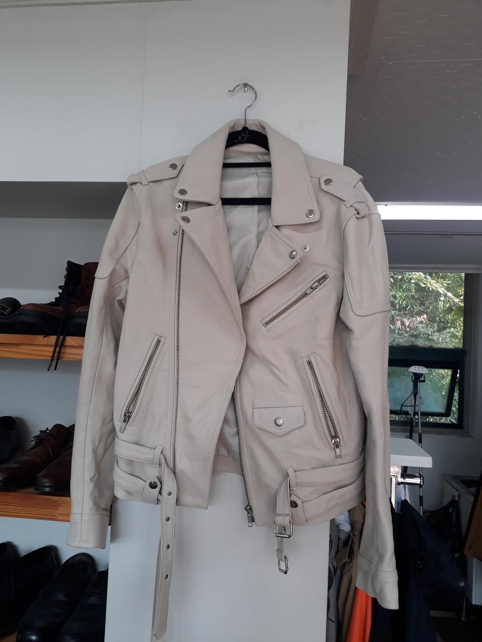 양가죽 라이더 자켓