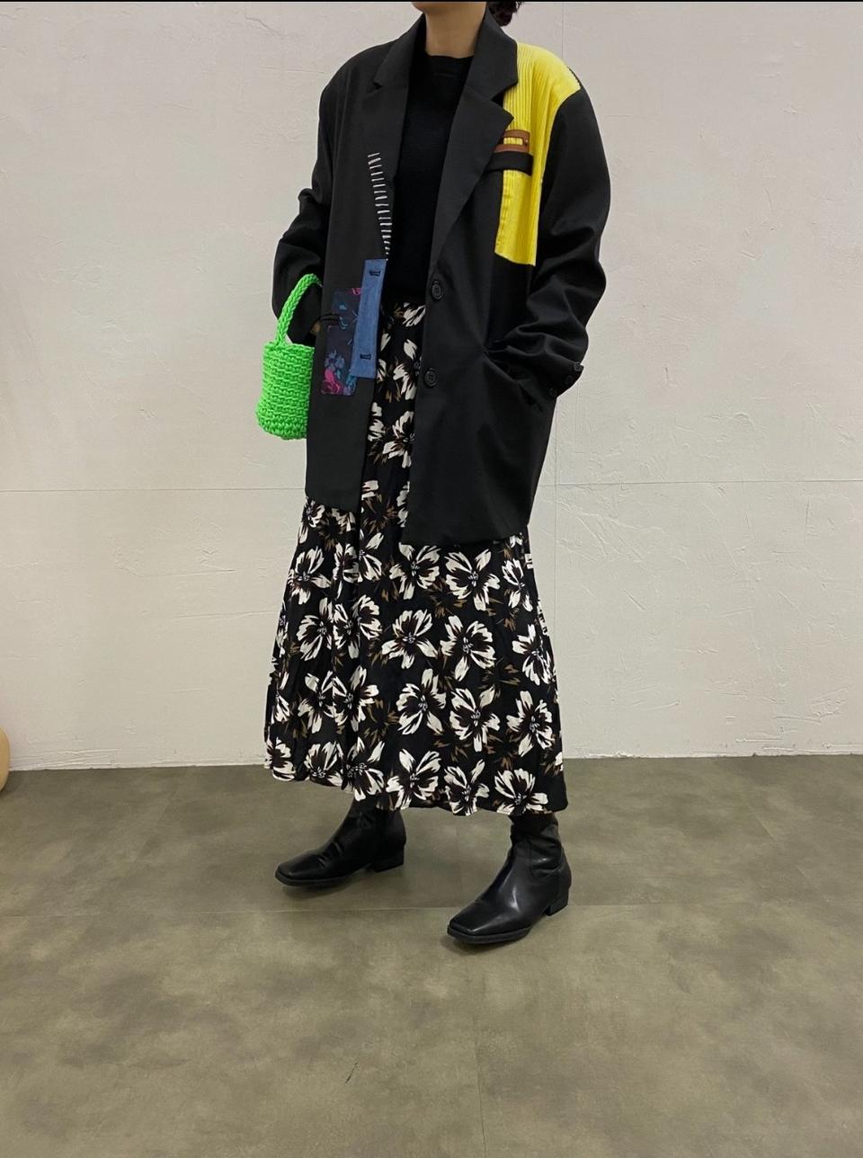 가격내림★여배우 패치 믹스 자켓★