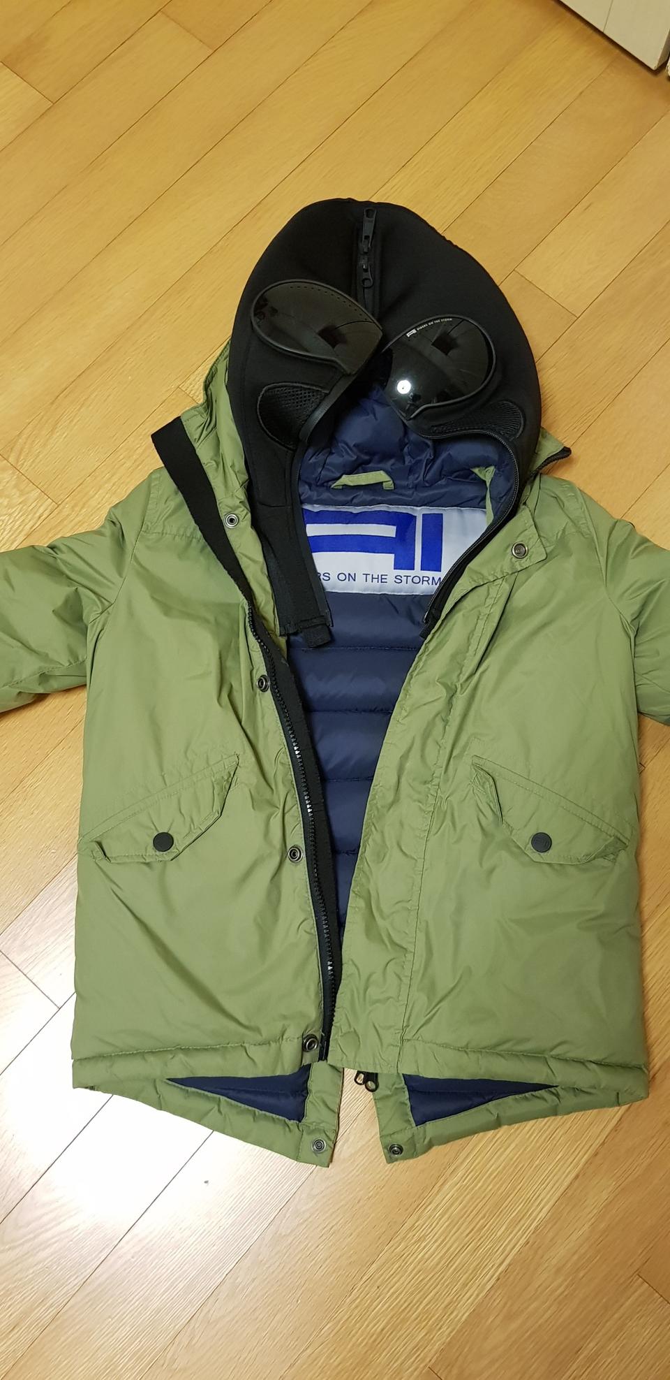 AI 남아고글 오리털 패딩점퍼