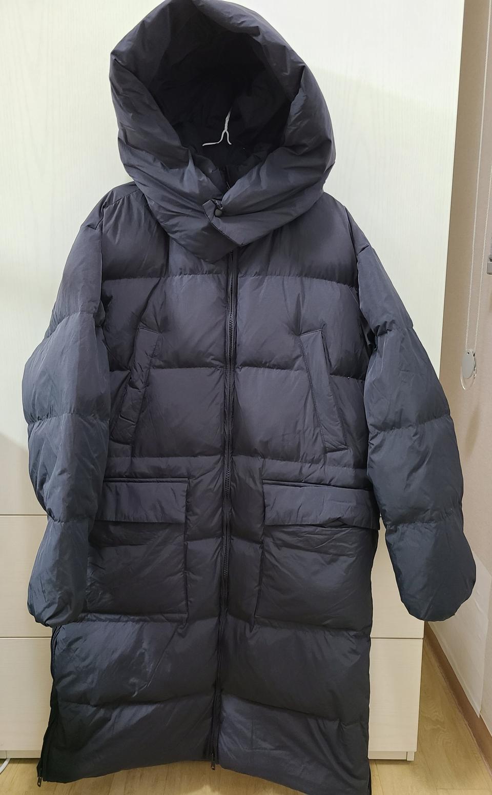 에잇세컨즈 롱패딩 오리털