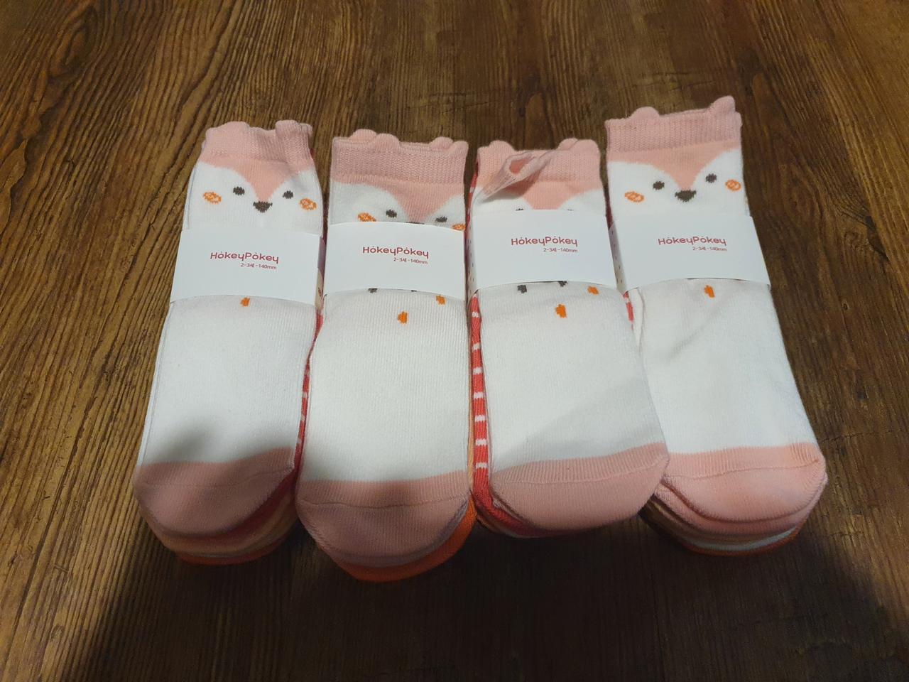 [택포]여우친구 여아 양말 2~3세 140mm 20족