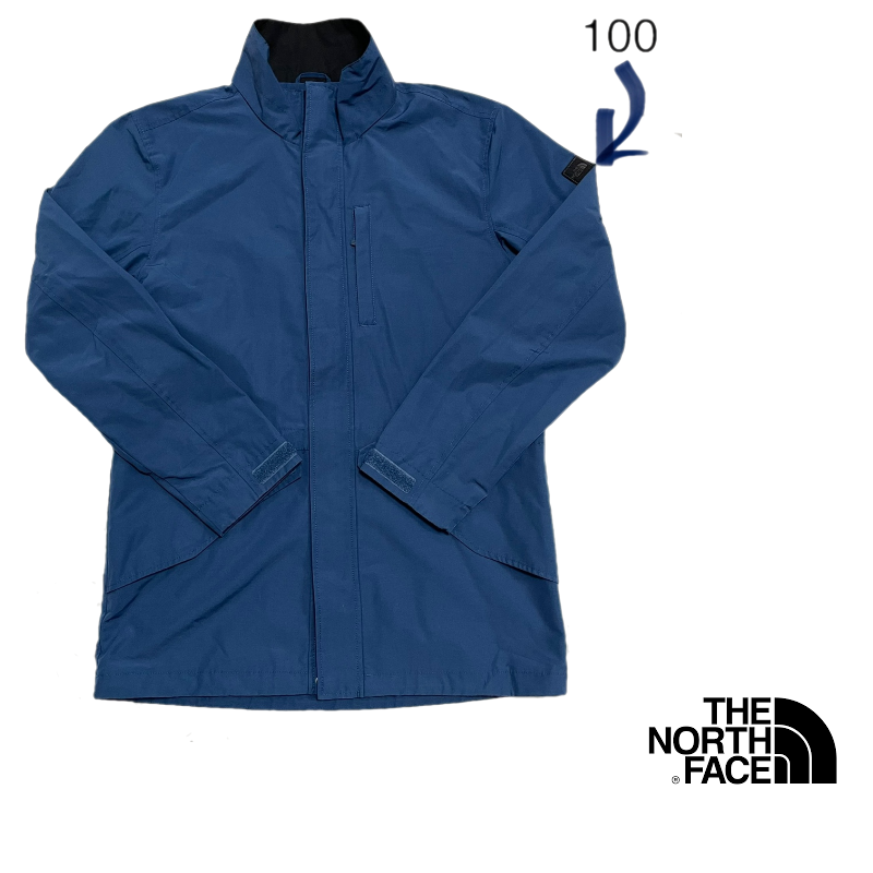 100 NORTHFACE 노스페이스 화이트라벨 자켓 다운블루