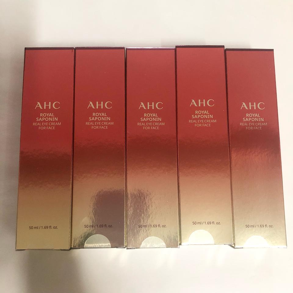 AHC 로얄 사포닌 리얼 아이크림 포 페이스 대용량 50ml×5