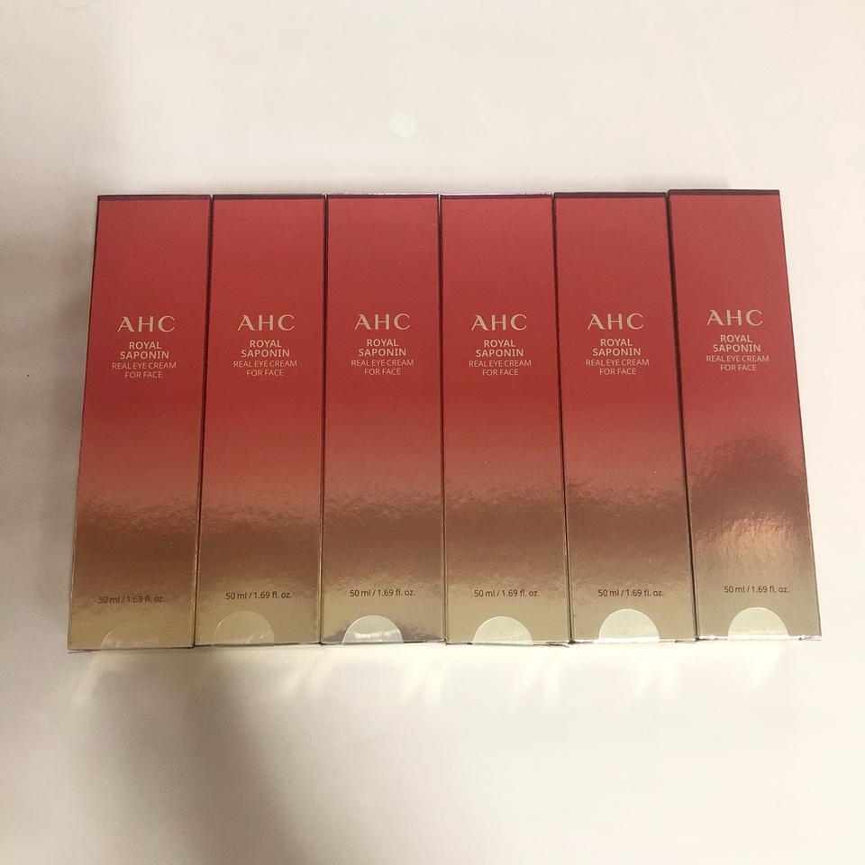 AHC 로얄 사포닌 리얼 아이크림 포 페이스 대용량 50ml×6