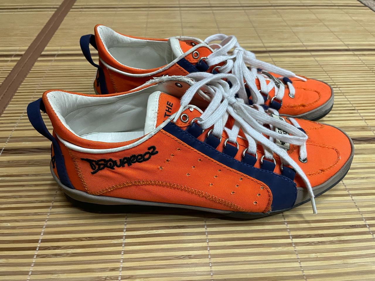 DSQUARED2 디스퀘어드 벨루어 스니커즈 운동화 41반 사이즈 270