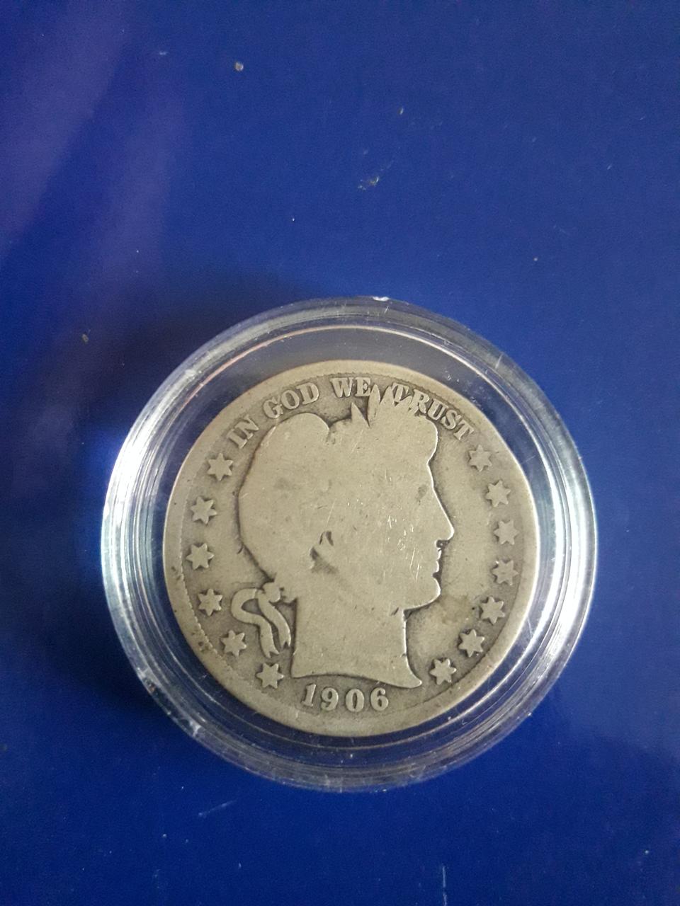 1906년 미국 바버하프달러 은화