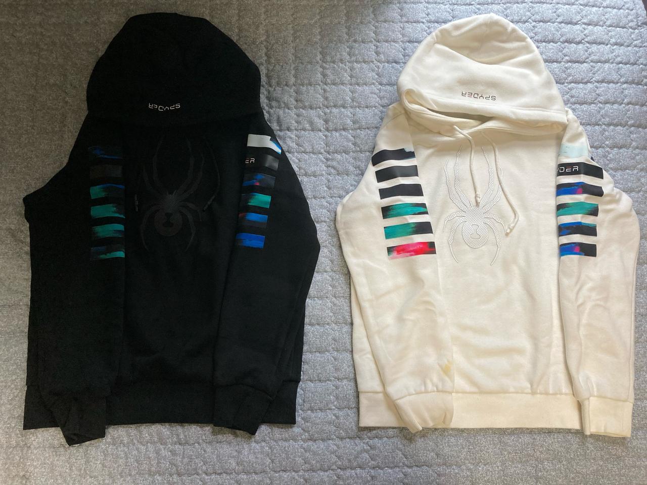 [M] 스파이더 후드티 화이트색상 판매합니다