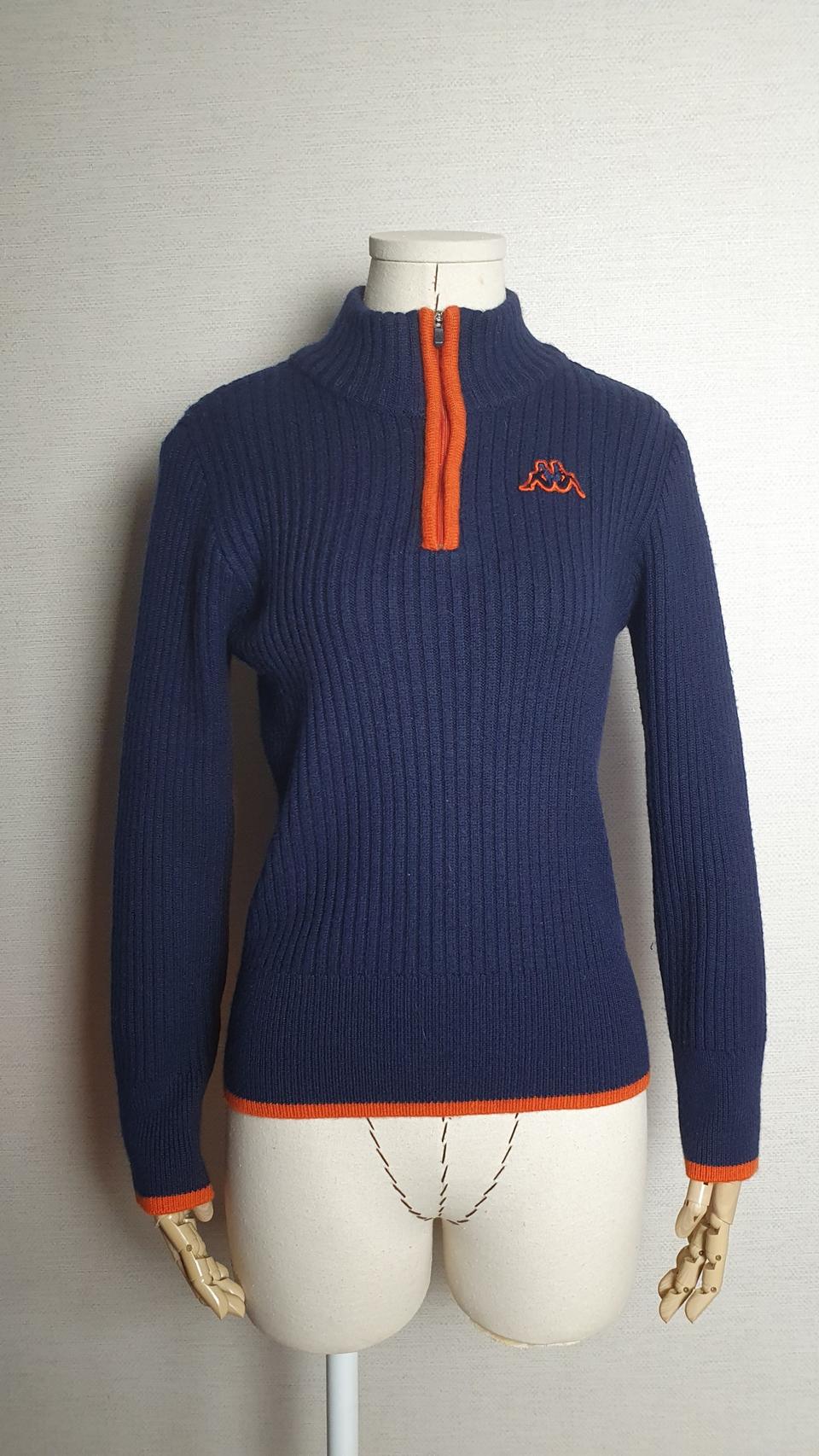 카파 여성 반집업 니트