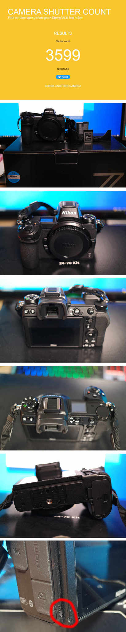 정품 니콘 Z6, FTZ 어댑터