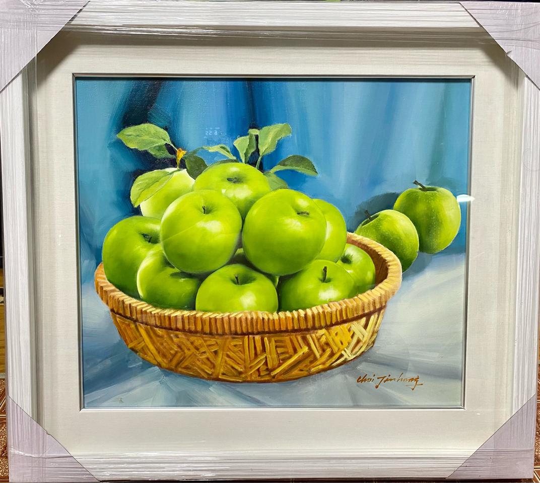 최진홍화백 청사과 10호 유화그림