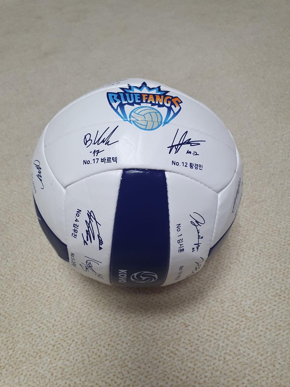 블루팡스 사인 배구공 판매합니다