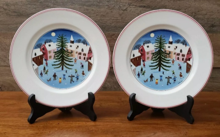 빌보 나이프 크리스마스 샐러드 접시